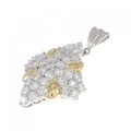 PT/K18YG ダイヤモンド ペンダント 2.56CT