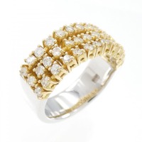 K18WG/K18YG ダイヤモンド リング