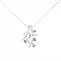 K18WG アレキサンドライト ネックレス 0.61CT