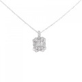 K18WG ダイヤモンド ネックレス 0.50CT