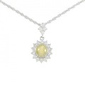 PT クリソベリルキャッツ ネックレス 2.96CT