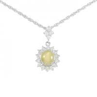 PT クリソベリルキャッツ ネックレス 2.96CT