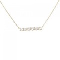 【リメイク】K18YG ダイヤモンド ネックレス 0.43CT