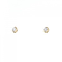【リメイク】K18YG ダイヤモンド ピアス 0.16CT