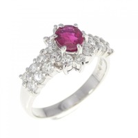 PT ルビー リング 0.41CT
