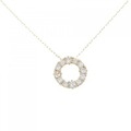 【リメイク】K18YG ダイヤモンド ネックレス 0.30CT