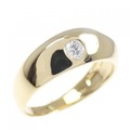 K18YG ダイヤモンド リング 0.12CT