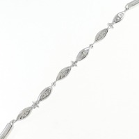 K18WG ダイヤモンド ブレスレット 0.20CT