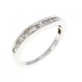 K18WG ダイヤモンド リング 0.25CT