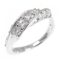 K18WG ダイヤモンド リング 0.50CT