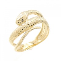 K18YG スネーク リング