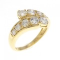 K18YG ダイヤモンド リング 1.12CT