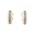 K18YG サファイヤ ピアス 0.64CT