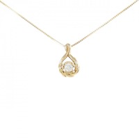 K18YG ダイヤモンド ネックレス 0.09CT