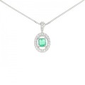 PT エメラルド ネックレス 0.32CT