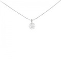 PT ソリティア ダイヤモンド ネックレス 0.512CT