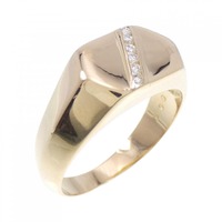 K18YG ダイヤモンド リング 0.09CT
