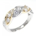 PT/K18YG ダイヤモンド リング 1.00CT