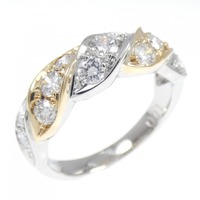 PT/K18YG ダイヤモンド リング 1.00CT
