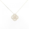 【リメイク】K18YG フラワー ダイヤモンド ネックレス 0.50CT