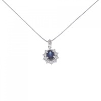 PT サファイヤ ネックレス 1.29CT