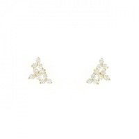 【リメイク】K18YG ダイヤモンド ピアス 0.20CT