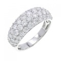 PT パヴェ ダイヤモンド リング 2.00CT