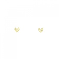 K18YG ハート ピアス