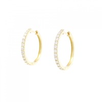 【リメイク】K18YG ダイヤモンド ピアス 0.30CT