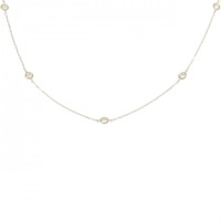K18YG ダイヤモンド ネックレス 0.35CT