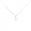 【新品】K18YG ダイヤモンド ネックレス 0.05CT