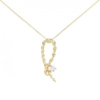 K18YG ダイヤモンド ネックレス 0.10CT