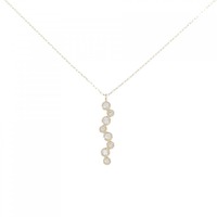 【リメイク】K18YG ダイヤモンド ネックレス 0.15CT