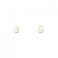 【リメイク】K18YG ダイヤモンド ピアス 0.10CT
