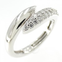 K18WG ダイヤモンド リング 0.25CT