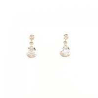 K18PG ダイヤモンド ピアス 0.226CT