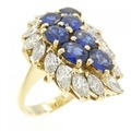 K18YG サファイヤ リング 3.15CT