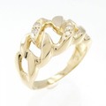 K18YG ダイヤモンド リング 0.04CT
