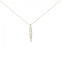 【リメイク】K18YG ダイヤモンド ネックレス 0.15CT