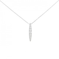 【リメイク】PT ダイヤモンド ネックレス 0.15CT