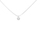 K18WG ダイヤモンド ネックレス 0.10CT
