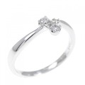 K18WG ダイヤモンド リング 0.11CT