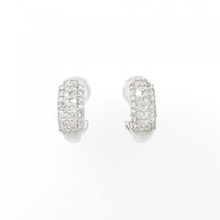 K18WG パヴェ ダイヤモンド ピアス/イヤリング 1.00CT