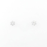 PT ソリティア ダイヤモンド ピアス 0.466CT