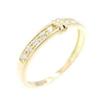 【リメイク】K18YG ダイヤモンド リング 0.10CT