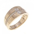 【新品】K18PG ダイヤモンド リング 0.50CT