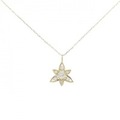 K18YG ダイヤモンド ネックレス 0.14CT
