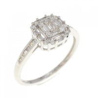 K18WG ダイヤモンド リング 0.30CT