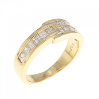 K18YG ダイヤモンド リング 0.78CT