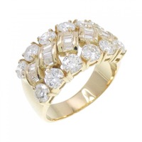 K18YG ダイヤモンド リング 2.13CT